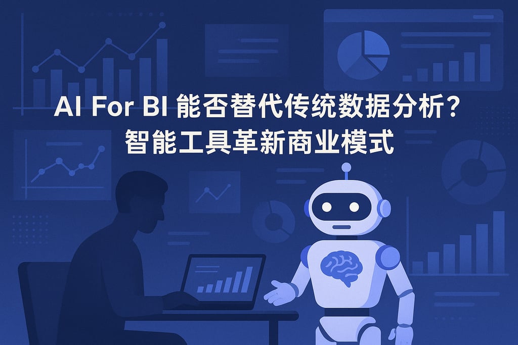 AI For BI能否替代传统数据分析？智能工具革新商业模式